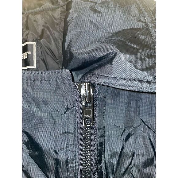Vintage 90s Y2K Gallery long black overcoat puffer women’s winter coat size medi - Picture 13 of 15